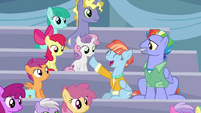 Windy Whistles excited to watch Rainbow perform S7E7