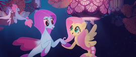 Fluttershy invites Salina Blue to join the party MLPTM