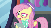 Hipster Fluttershy "don't even look at it" S8E4