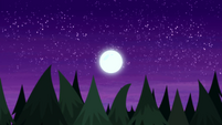 Moon shines over the Everfree Forest EG4