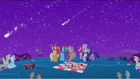 Ponies watching the rest of the meteor shower S1E24