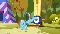 Kicking and dashing.