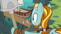 Rockhoof watching the boat leave S7E16