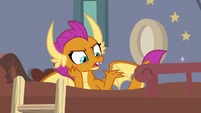 Smolder "anything to do with us" S8E26