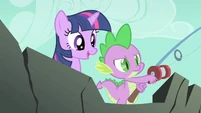 Spike is deeply determined to save Rarity.