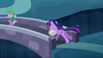 Twilight following Spike S5E26