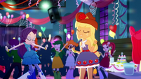 Applejack and Rarity dancing SS3