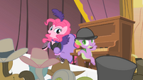 Pinkie and Spike, make a great team.