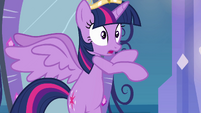 Princess Twilight on hind hooves EG