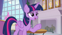 Twilight Sparkle -competitive in the past- S8E9