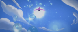 Twilight Sparkle flying up into the sky MLPTM