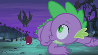 Flutterbat diving toward Spike S4E07