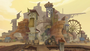 MLP The Movie background art - Rundown city.webp