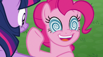Pinkie Pie dizzy from the chaos magic S9E25