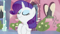 How proud Rarity looks.