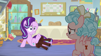 Starlight Glimmer sitting on the floor S8E12