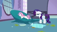 Filly faceplant!