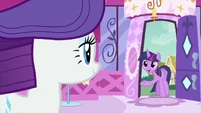 Twilight impressed by Rarity's accomplishment MLPS1