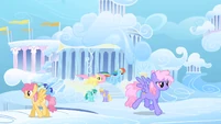 The pegasi cloud city.