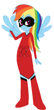 FANMADE Rainbow Dash Human Superhero 3