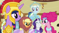 Main five excited about Fluttershy's idea S5E21