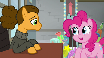 my little pony pinkie pie and cheese sandwich