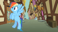 Rainbow Dash listening carefully S2E08