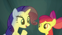 Rarity "why don't we see if it's safe" S7E16