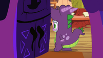 Spike leaving the doorway S2E4