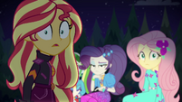 Sunset looking surprised at Pinkie Pie EGSBP