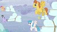 A group of Pegasi transporting clouds S5E5