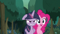 Fake Twilight getting annoyed with Pinkie S8E13