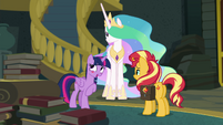 Princess Twilight blushing with embarrassment EGFF