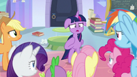 "Then I find out it's all a lie. Equestria's been falling apart around us, and I didn't even notice!"