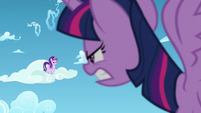Twilight and Starlight look at each other angrily S5E26
