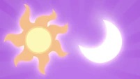 As the sun rises, so does the moon