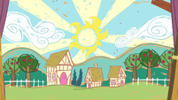 Drawing of Ponyville S4E05