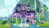 Exterior view of School of Friendship S9E15
