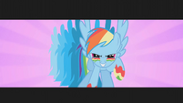 Rainbow Dash ready to get the dragon S1E7