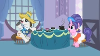 Rarity's and Sweetie Belle's parents show up