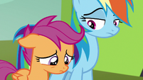 Scootaloo looking sad and disappointed S8E20