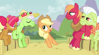 Applejack which is why S3E8