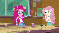 Pinkie Pie igniting some sprinkles EG4