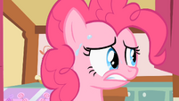Pinkie Pie sweating because she is nervous S2E06