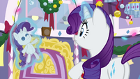 Rarity looking at school's P.A. system BGES3