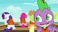 Spike uncomfortable with the tension S6E22