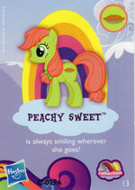 English monolingual version of mystery pack wave 9, card 13 of 24: Peachy Sweet