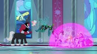 Legion of Doom menacing the ponies S9E24