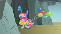 Pinkie Pie enters cave S1E7