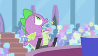 Spike acting like a lighter S4E24